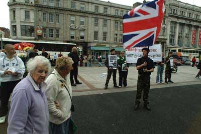 demilitarisation protest