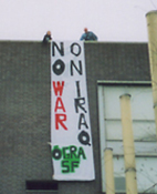 no war on Iraq protest